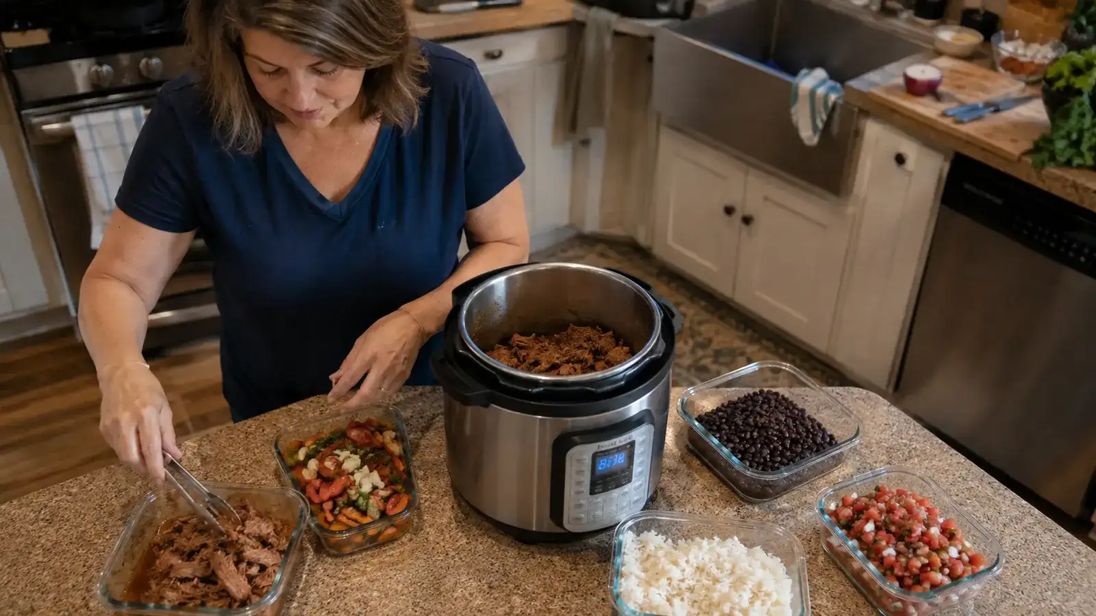 How to Meal Prep Fast With a Pressure Cooker (My Sunday Routine)